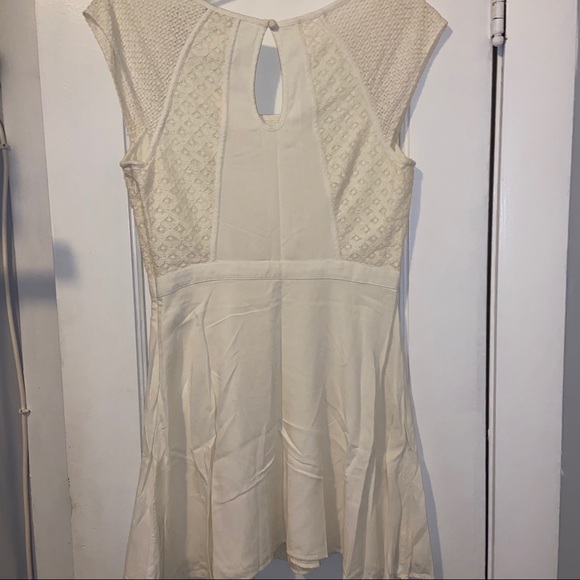 American Eagle Off White A-Line Short Dress - Picture 4 of 7
